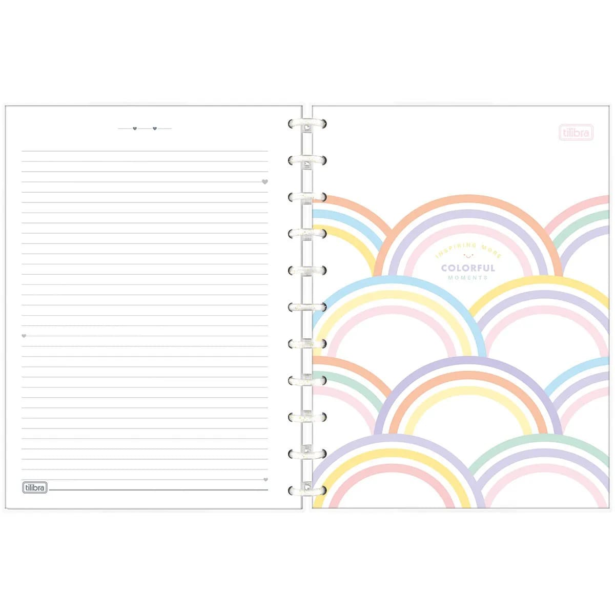 Caderno Universitário Tilibra Tilidisco Happy 80 Folhas 1x1