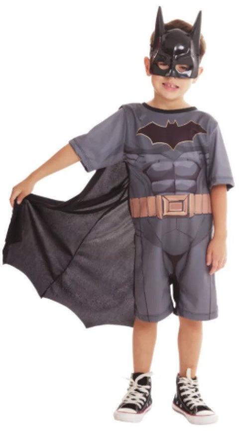 Fantasia Infantil Batman DC Comics Tam G Super Magia