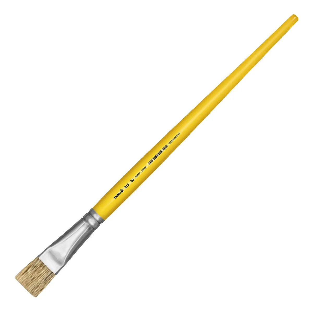 Pincel Chato Tigre 815 NR 20 Longo