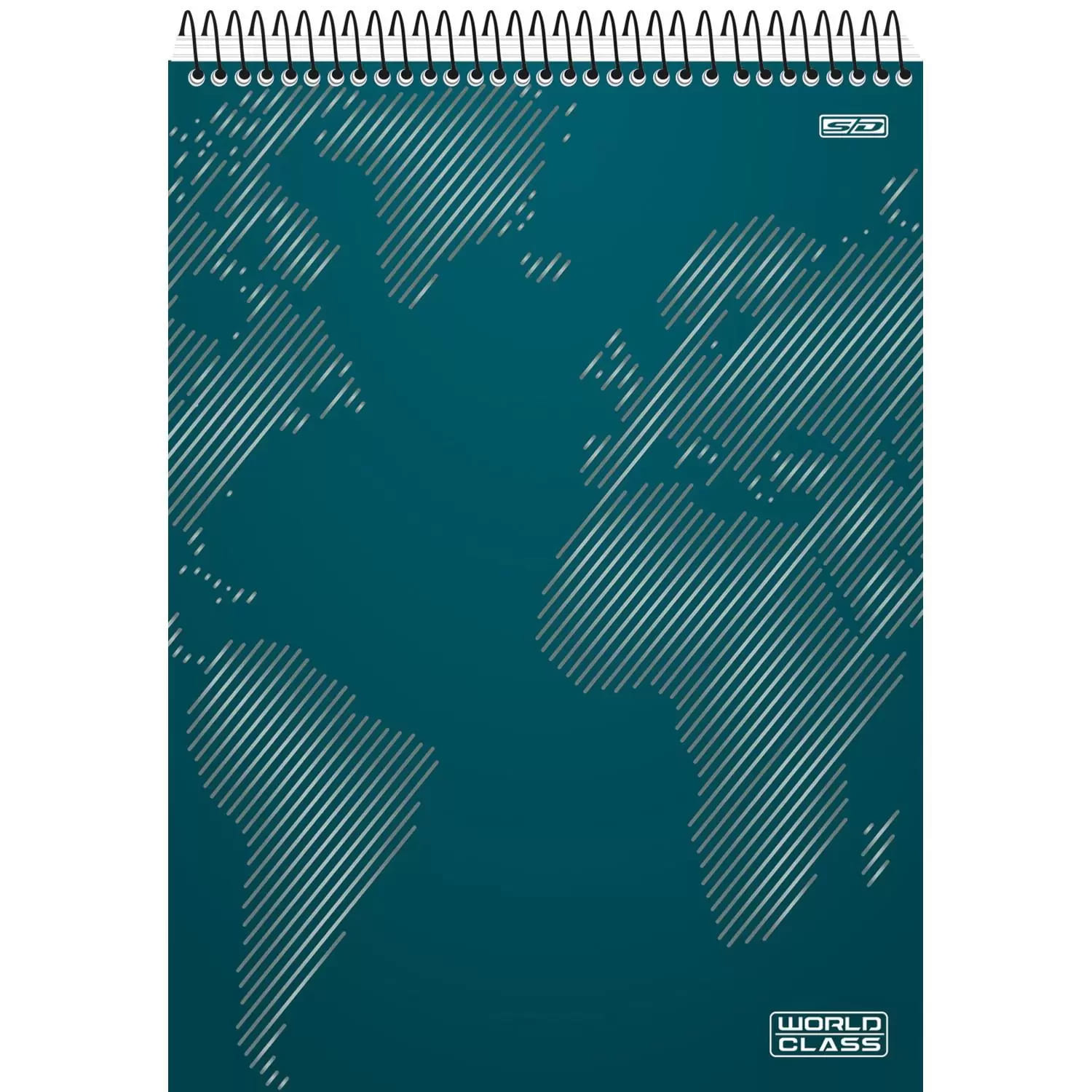 Caderno Universitário São Domingos Sup W Class Espiral Capa Dura 80 Folhas 1 Matéria Sortido