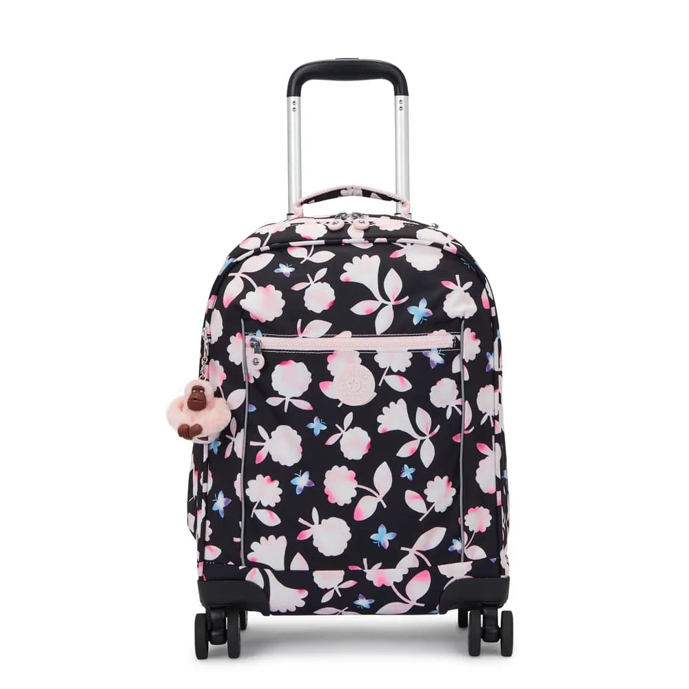 Mala Kipling Mese Estampado Grande com Rodinha