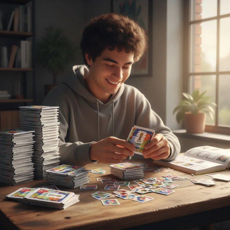 Figurinhas Copa do Mundo 2026 Panini 10 Envelopes 70 Figurinhas