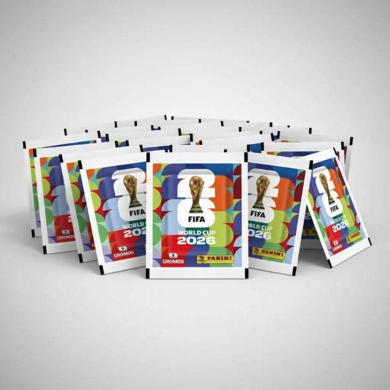 Figurinhas Copa do Mundo 2026 Panini 10 Envelopes 70 Figurinhas