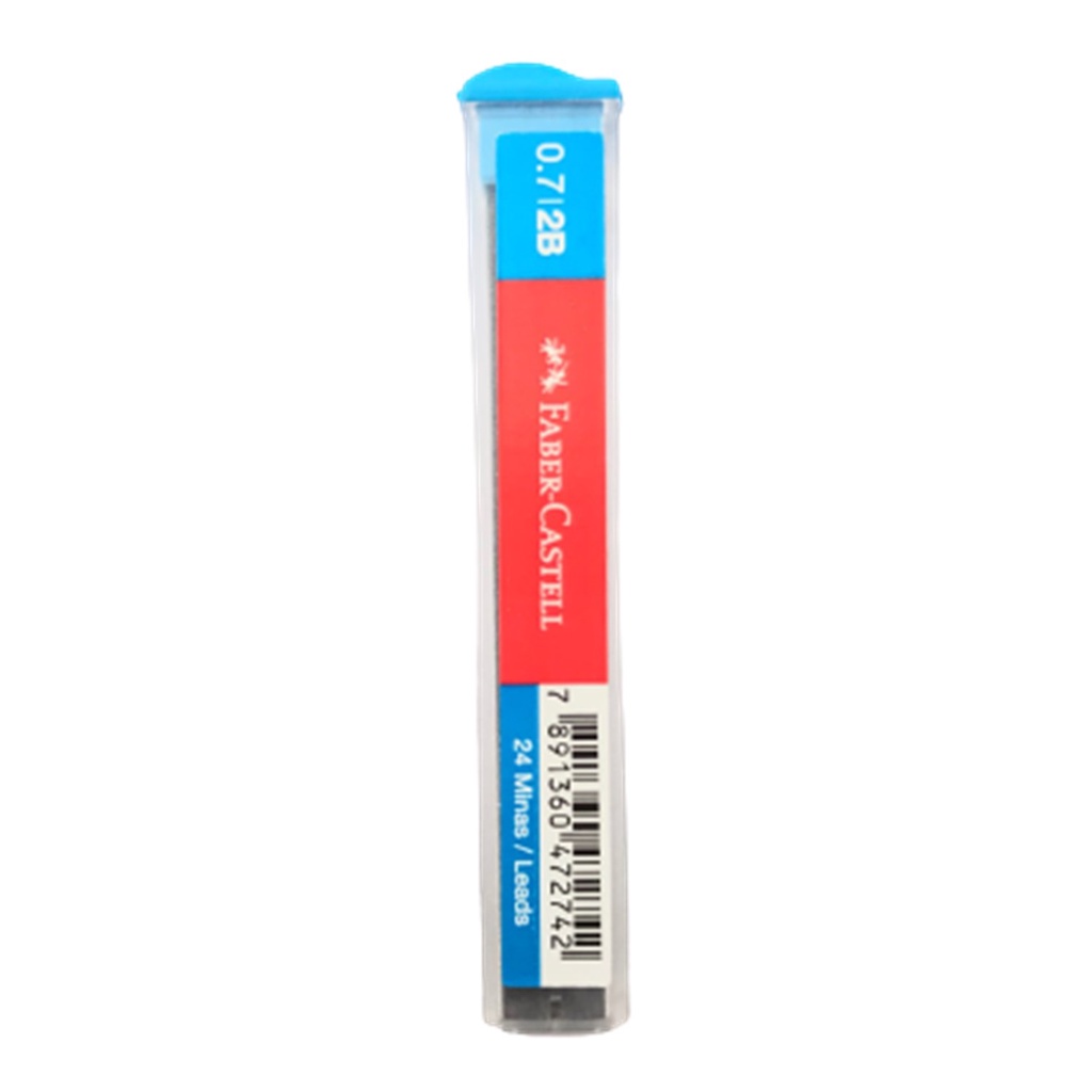 Grafite Faber Castell 0.7 mm 2B com 24 Minas Tecnico