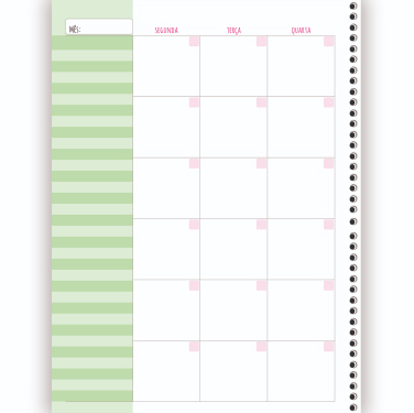 Planner São Domingos Be Mine Permanente Espiral 80 Folhas Sortido