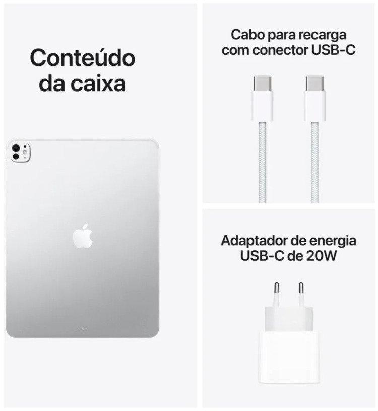 Apple Ipad Pro M5 13 Polegadas Wi-Fi Celular 512 GB Silver