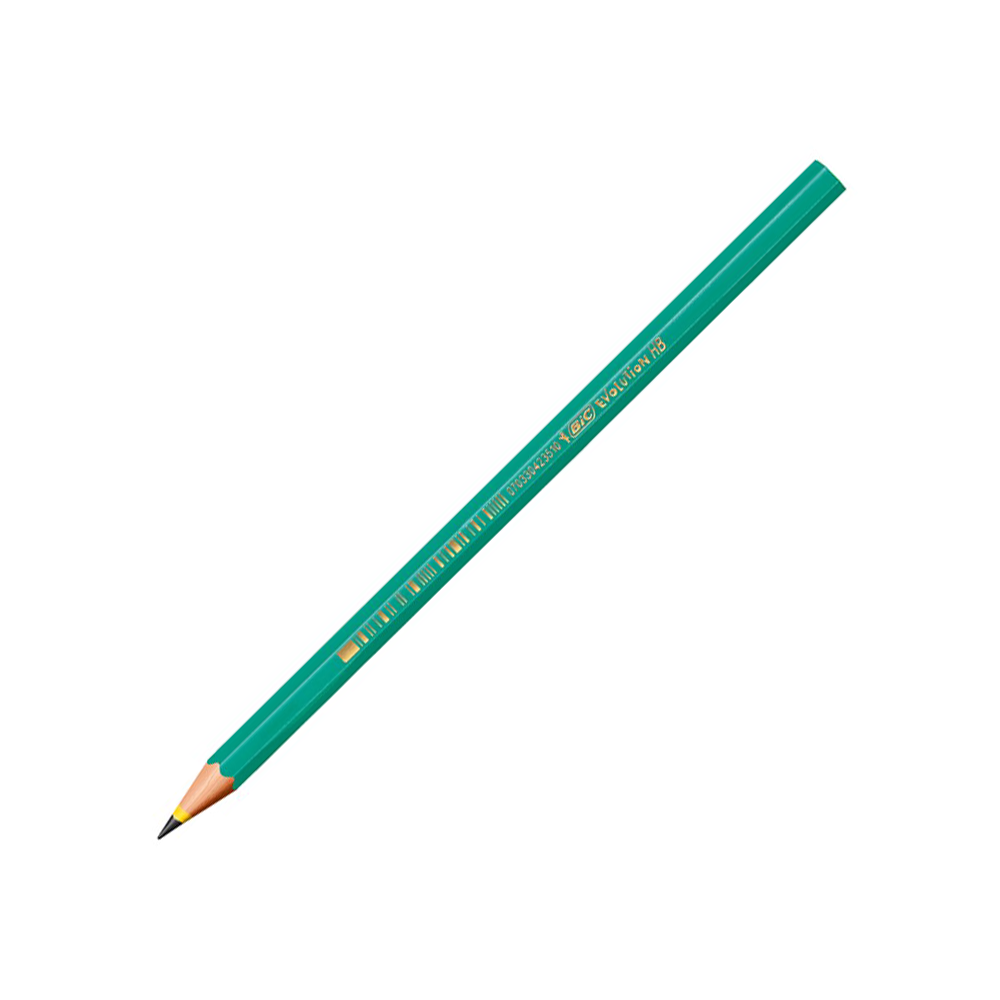 Lápis Preto BIC NR 02 Evolution Hexagonal Verde
