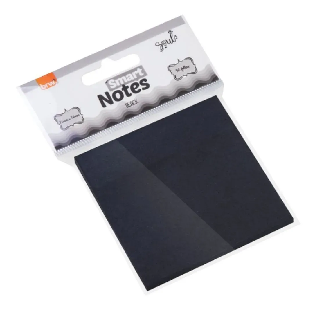 Bloco Anotação BRW Smart Notes 76x76mm Auto Adesivo
