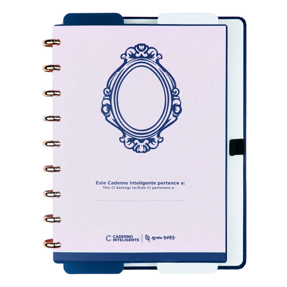 Caderno Inteligente BT House Grande 60 Folhas com Pauta e 20 Folhas Lisas