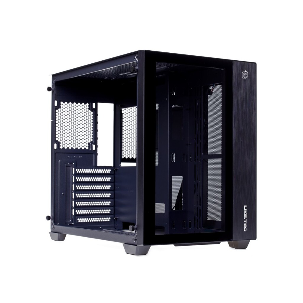 Gabinete Gamer Zeus Pro Glass sem Fonte e Cooler Preto Liketec - LC-CB3X3 - ZEUS - 2089