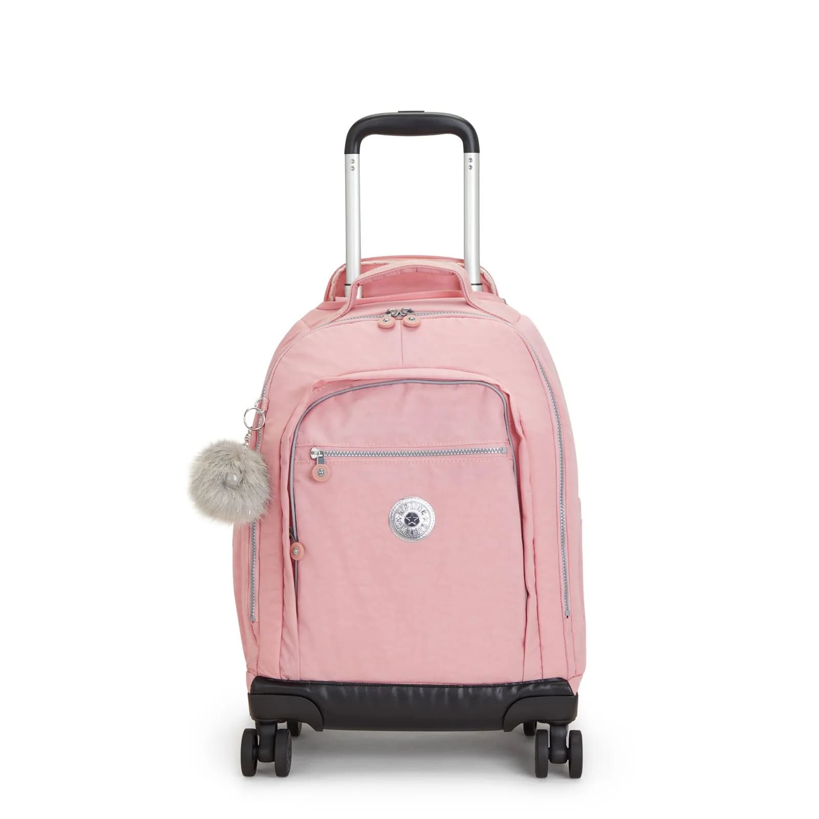 Mochila Kipling New Zea Bridal Rose com Rodinha Grande