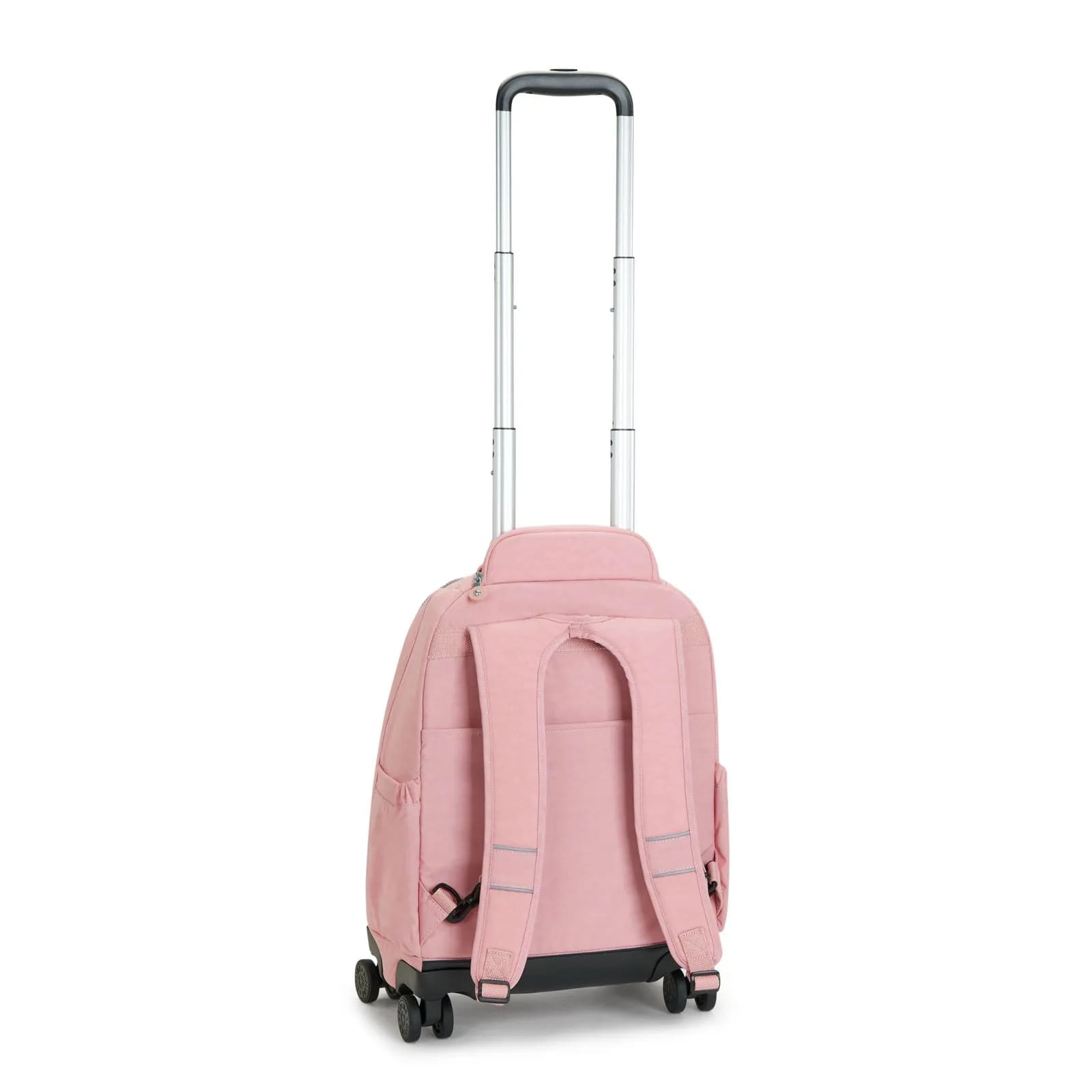 Mochila Kipling New Zea Bridal Rose com Rodinha Grande