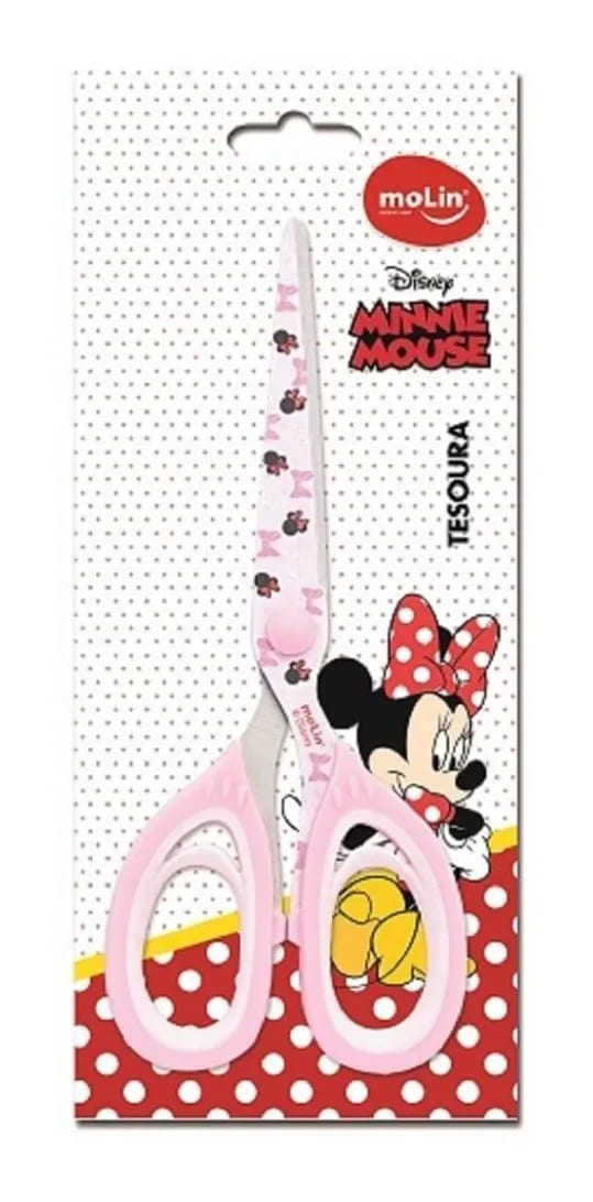 Tesoura Molin Office Minnie 18cm