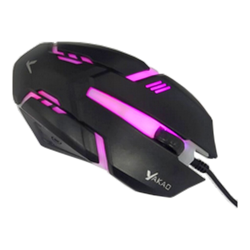 Mouse USB Gamer Yakao 1200 DPI Preto Led RGB - V1 GAMER