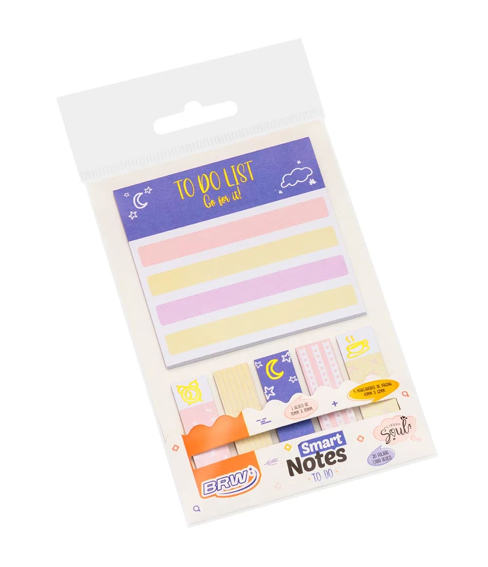 Bloco Adesivo BRW Smart Notes To do Amanhecer