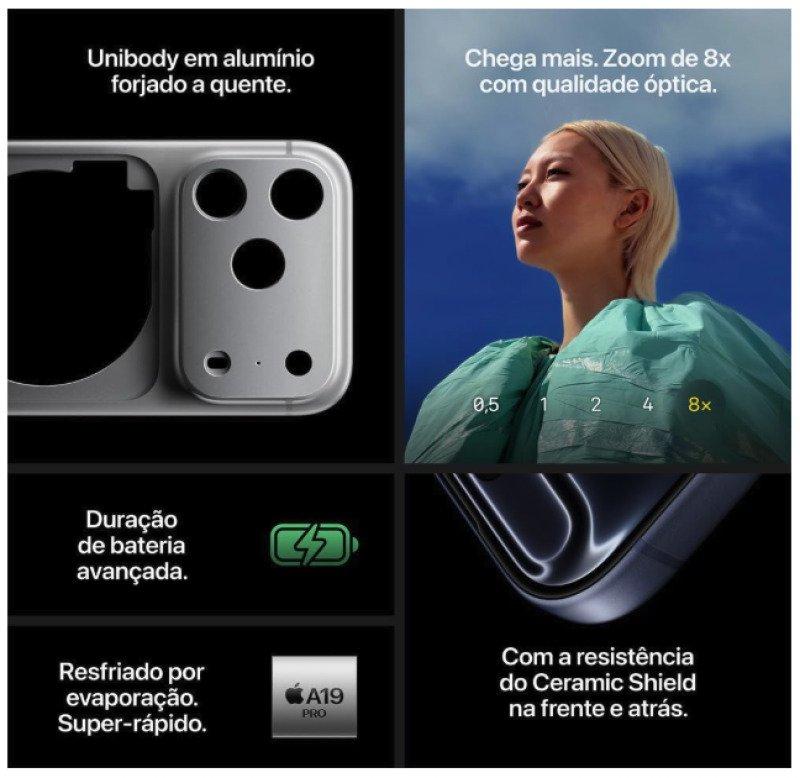 Apple iPhone 17 Pro Max 1 TB Silver 5G