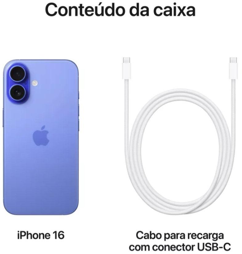 Apple iPhone 16 128GB Azul 5G