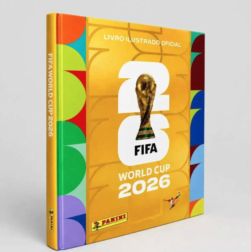 Álbum de Figurinhas Capa Dura Ouro Copa Do Mundo Fifa 2026