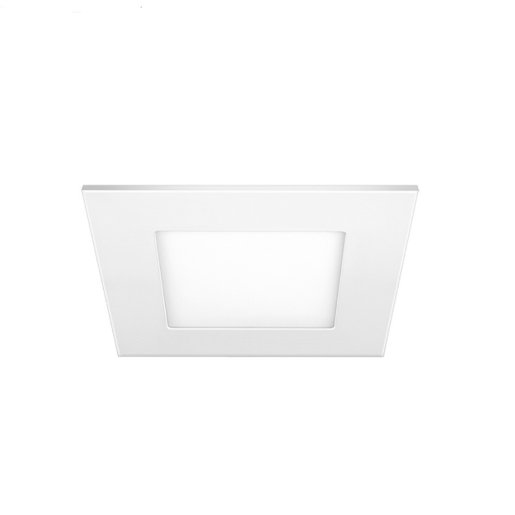 Luminária Plafon 6W LED 2700K Quadrado 120x120x20mm de Embutir Bivolt Elgin - 48D6WEQBM000