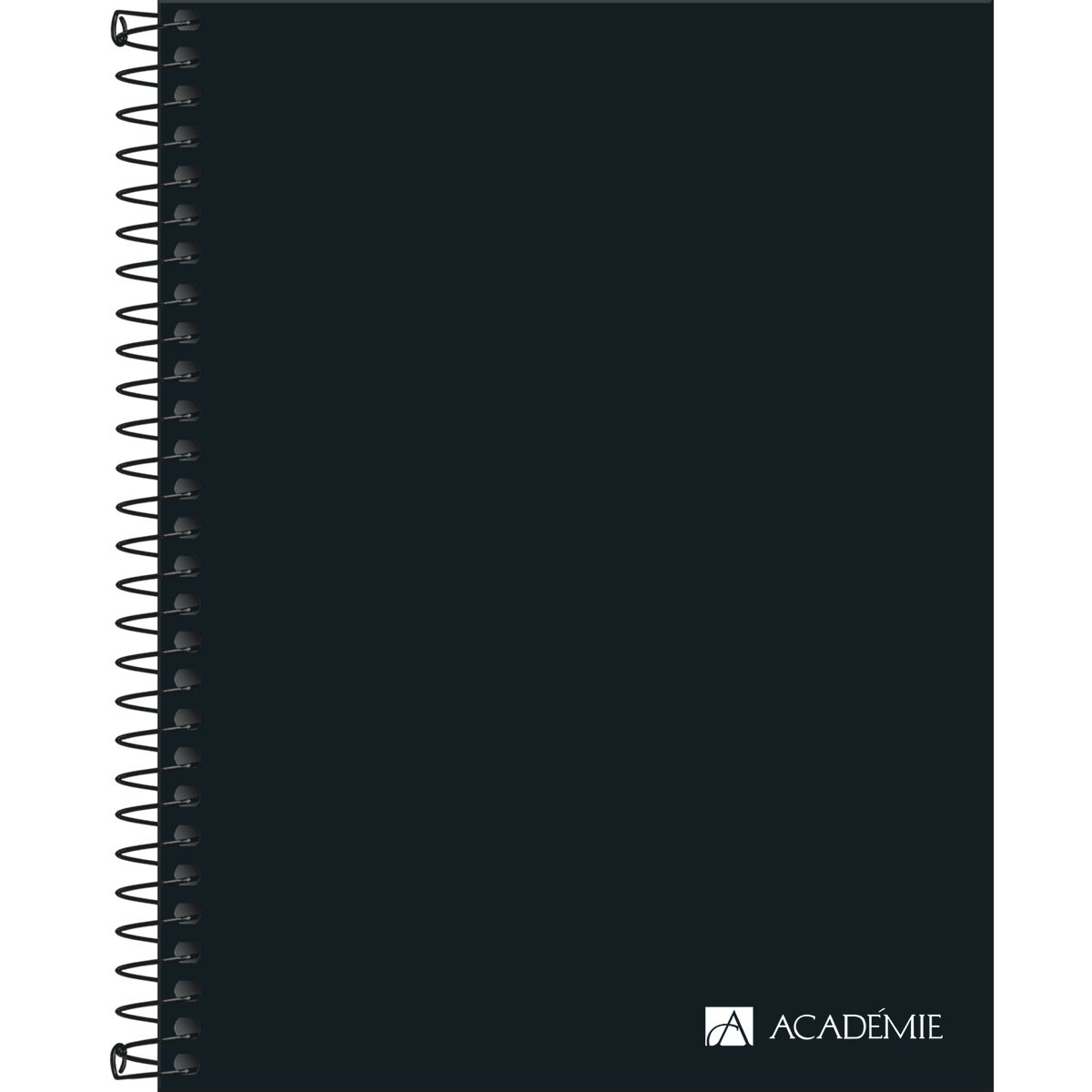 Caderno Capa Dura Tilibra Colegial Académie 80 Folhas 1x1 Preto