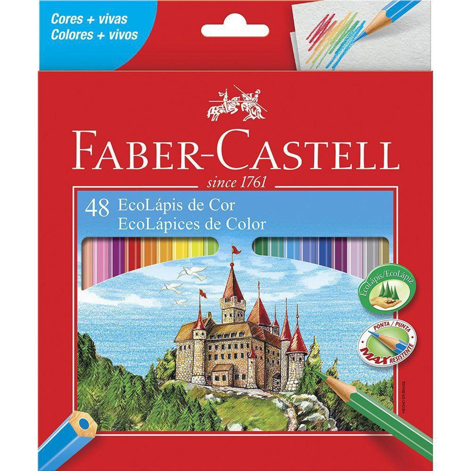 Lápis de Cor Faber Castell Grande 48 Cores