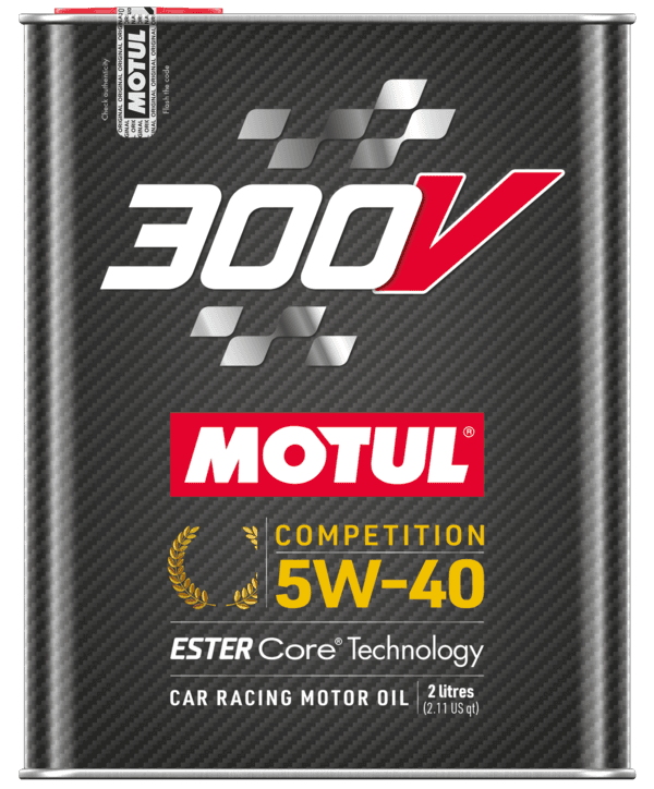 Óleo Para Motor de Carro de Competição MOTUL 300V COMPETITION 5W-40 2L 110817