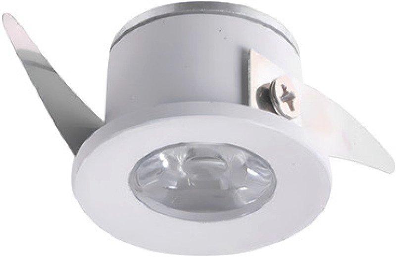 Mini Spot Embutido Led Branco Quente 3000K 1W Bivolt Orim