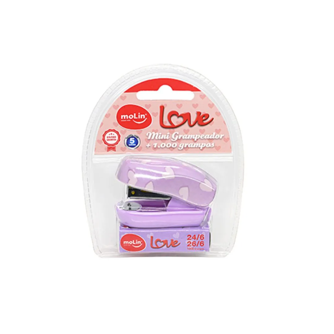 Grampeado Molin Mini Coração com Grampos