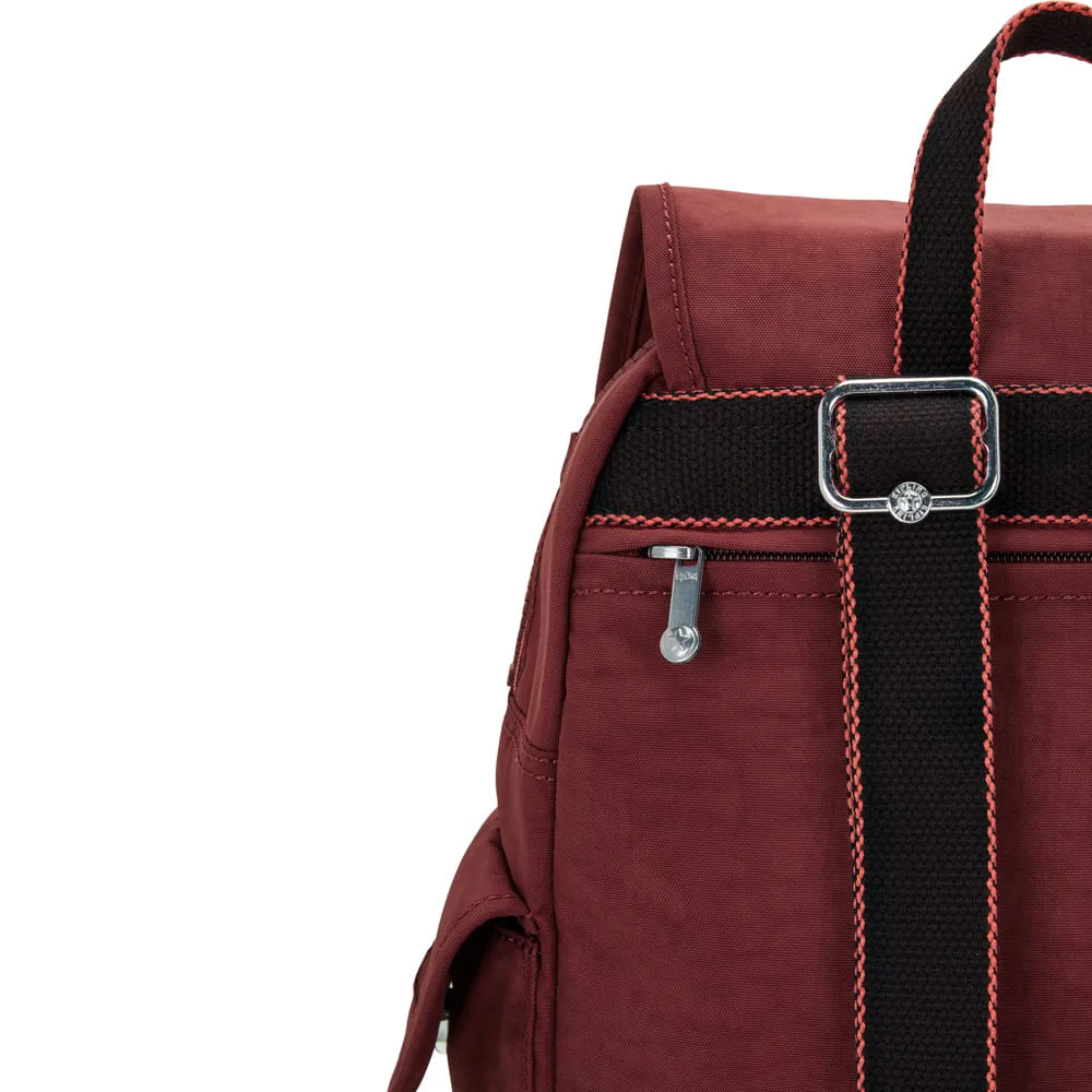 Mochila Kipling City Pack S Grande Vinho