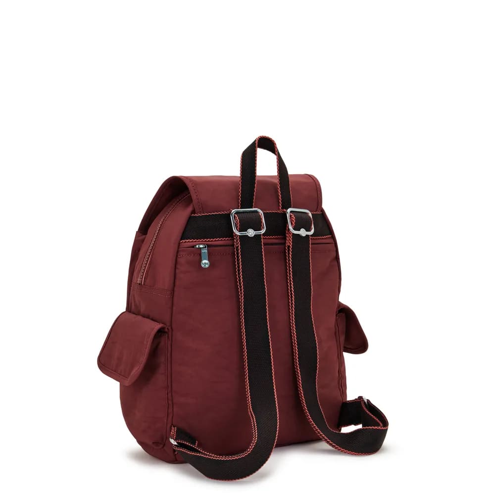 Mochila Kipling City Pack S Grande Vinho