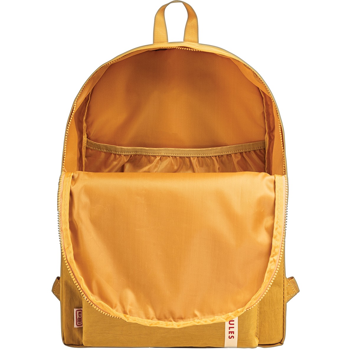 Mochila Tilibra Costas Académie Young Ochre Material Resistente
