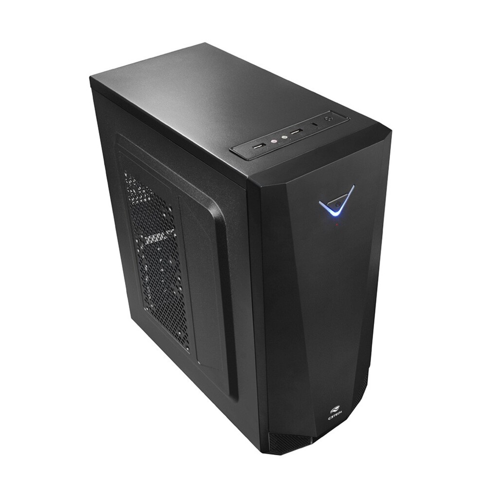 Gabinete Gamer C3tech Mid Tower Preto sem Fonte - MT-G80BK