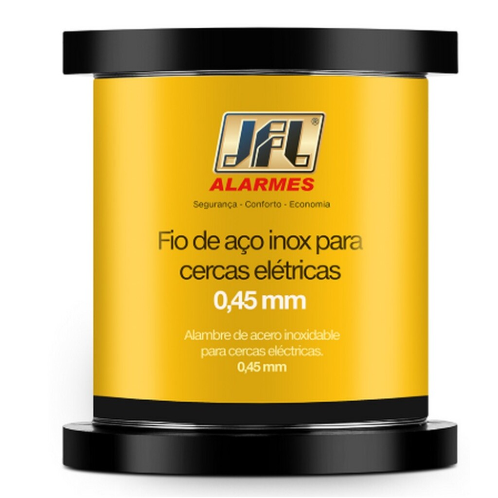 Arame de Aço Inox Para Cerca 0,45mm 360 Metros JFL - 49564
