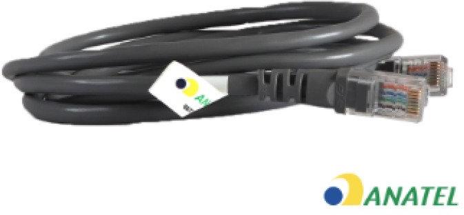 Patch Cord CAT.6 UTP 1,5m Cinza iNET IN10283