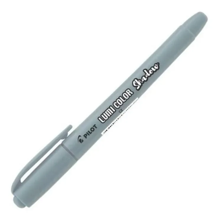Marcador para Texto Pilot Lumicolor Shadow Cinza