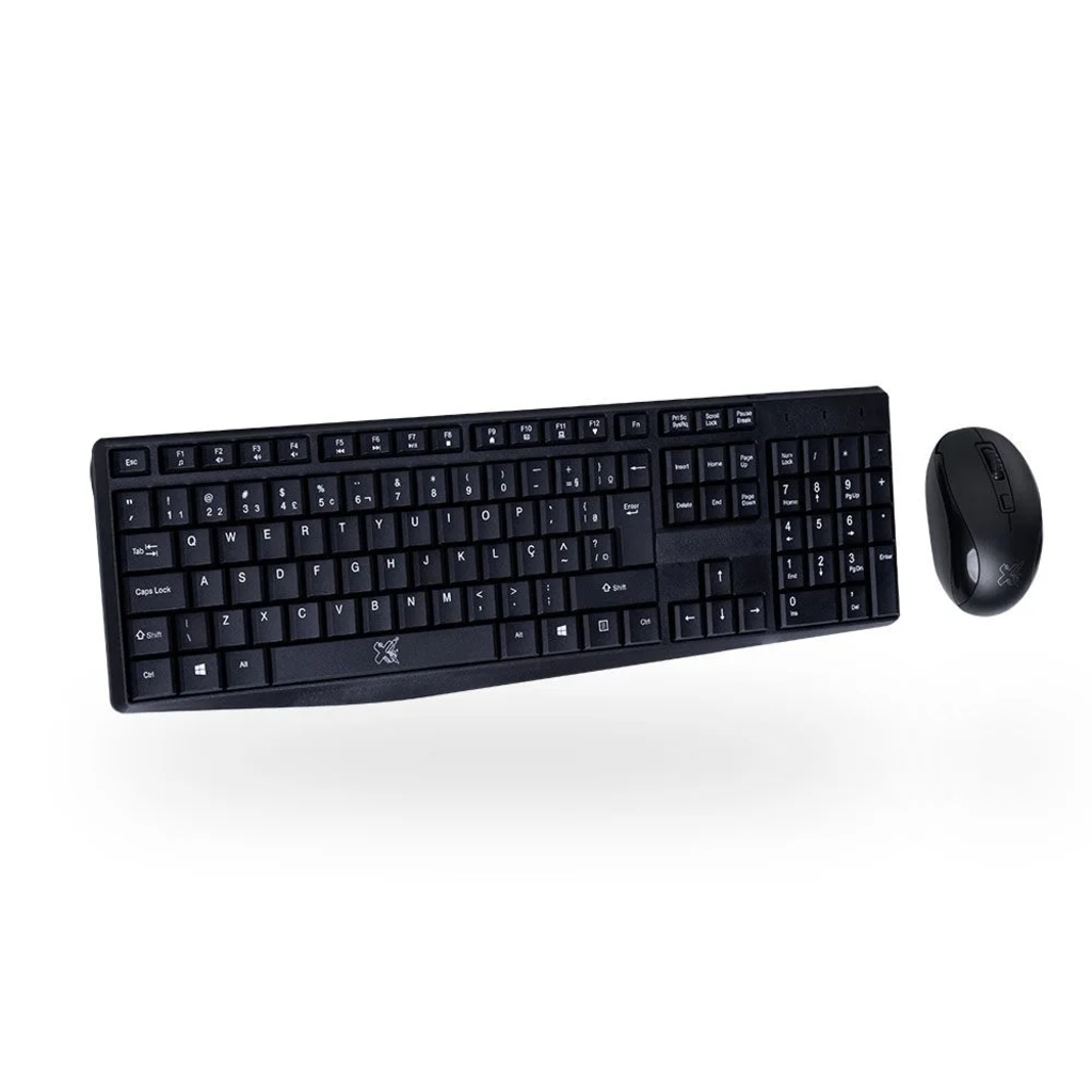 Kit Teclado + Mouse sem Fio Maxprint Arteck 1600dpi Preto - 60000070