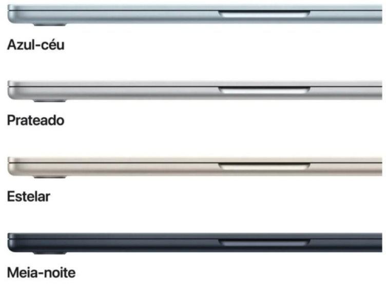 MacBook Air 13″ Chip M5 16 GB RAM 1 TB SSD Midnight