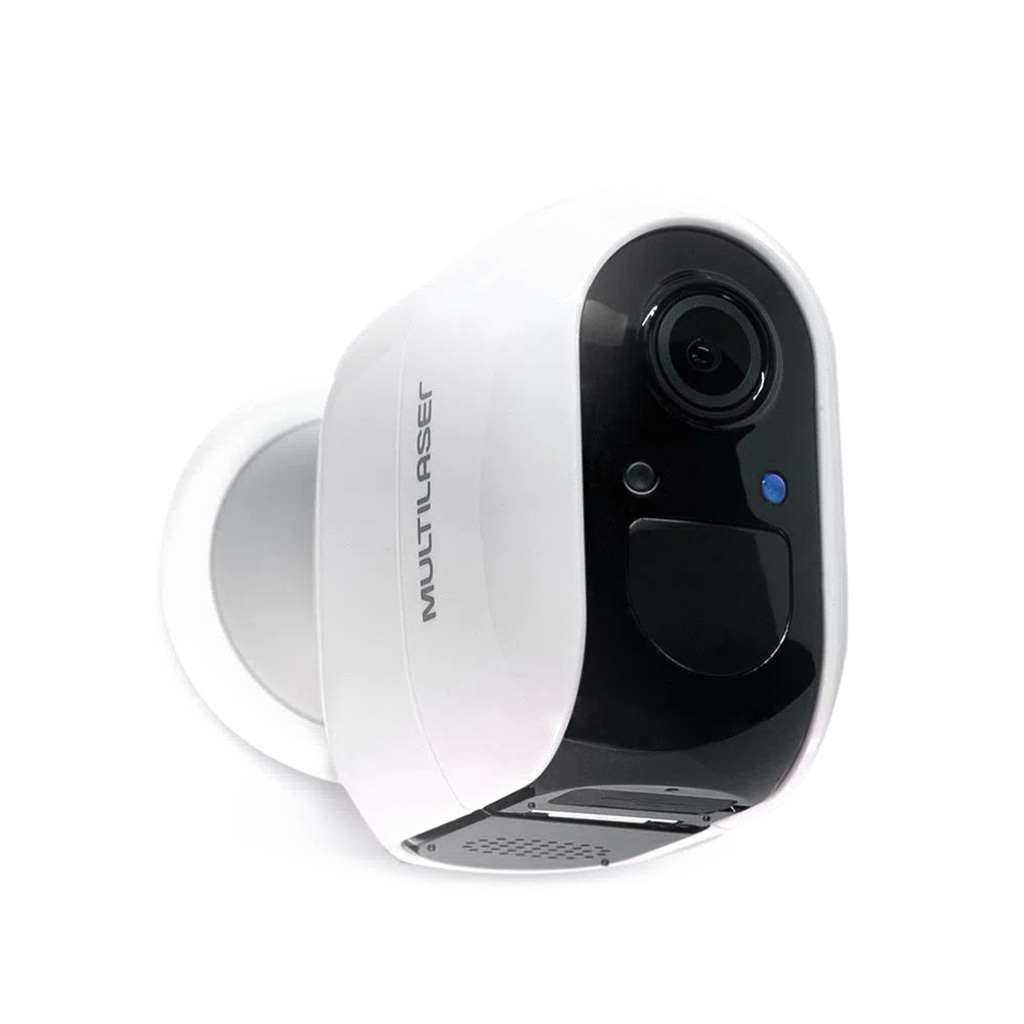 Câmera CFTV Wi-Fi Multilaser SE227 Liv Full HD 1080p Áudio e Slot para microSD - Compatível com Alexa e Google