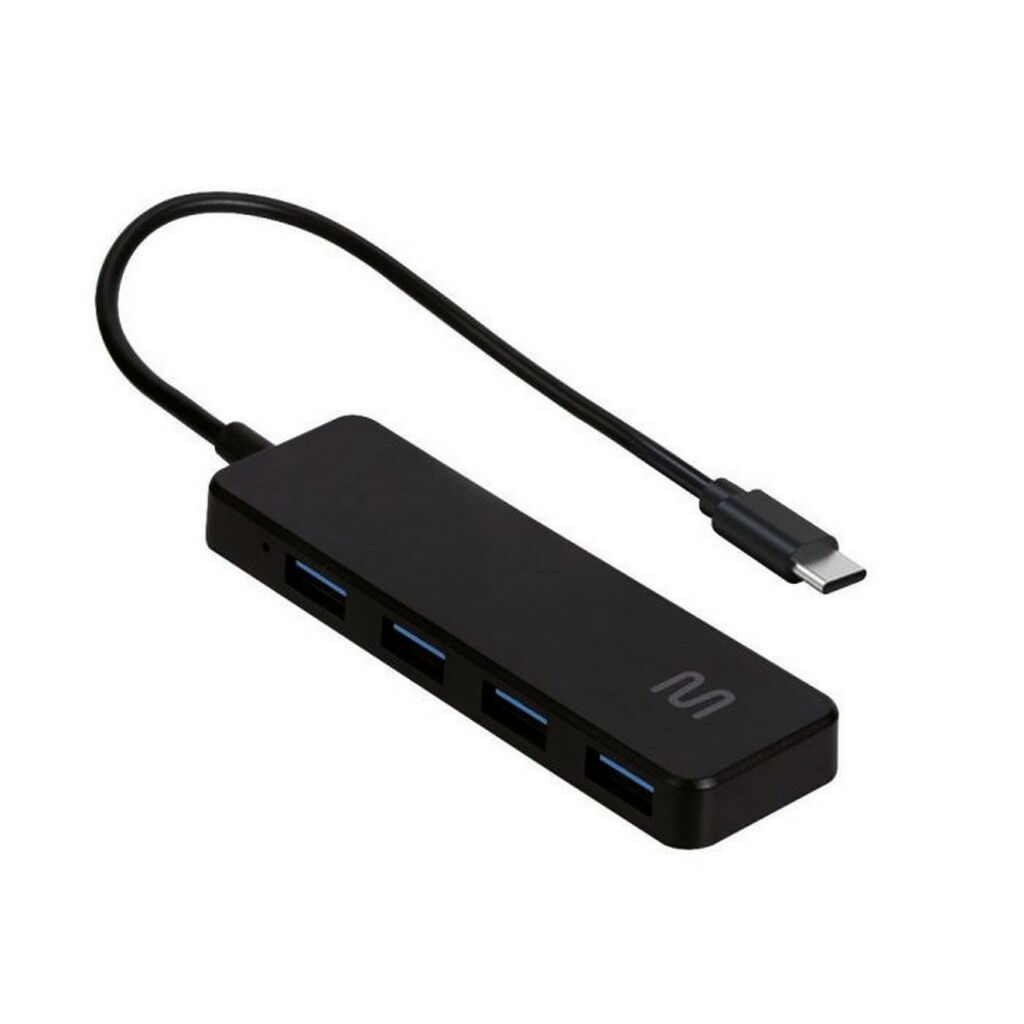Hub Type-C 3.0 4 Portas Slim Multi Preto - AC445
