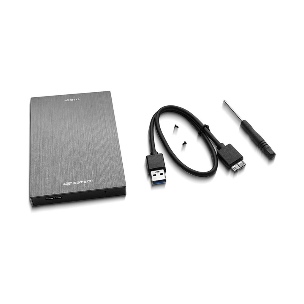 Gaveta Externa Case para HD Sata 2,5 USB 3.0 C3Tech - CH-400CB