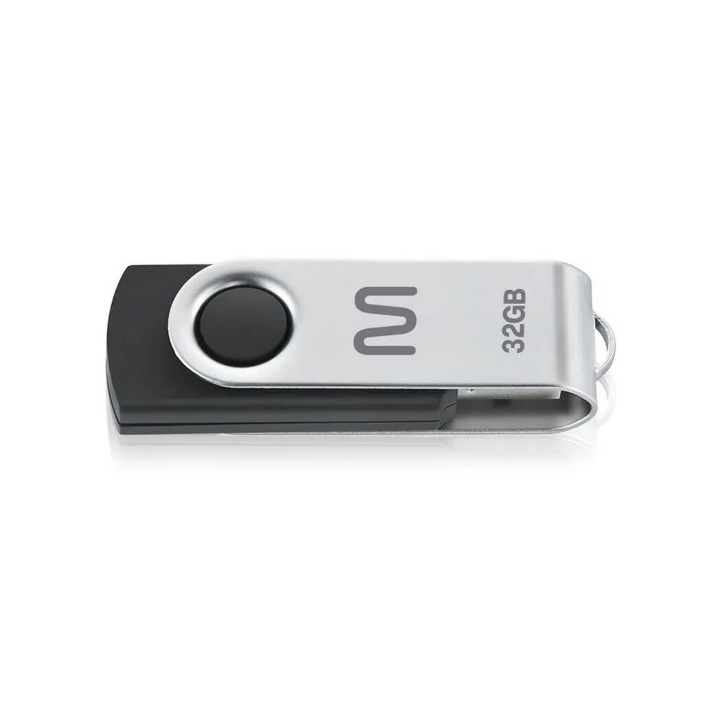 Pen Drive Multilaser 32GB USB 3.0 Twist Preto - PD989