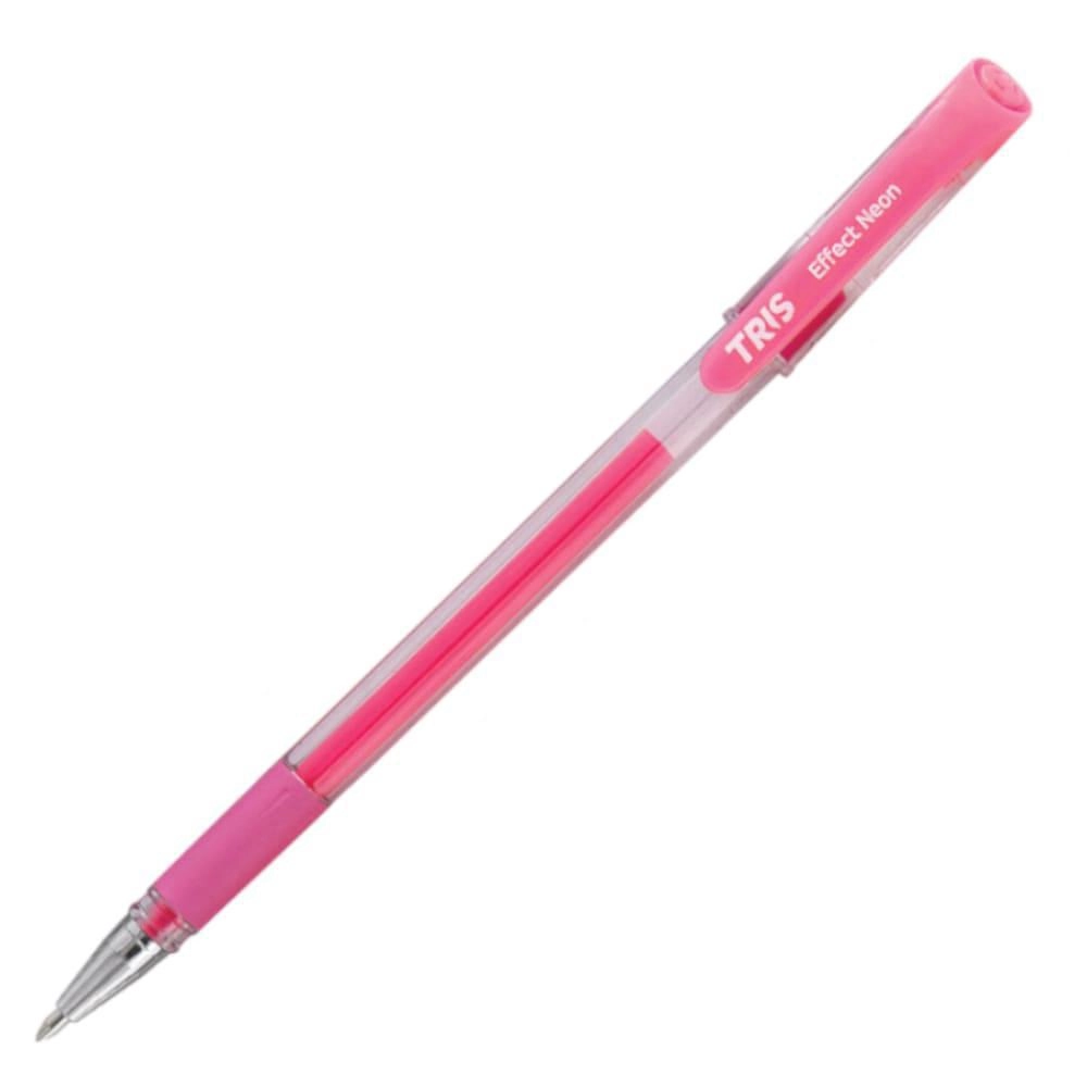 Caneta em Gel TRIS Effect 0.8mm Neon Rosa