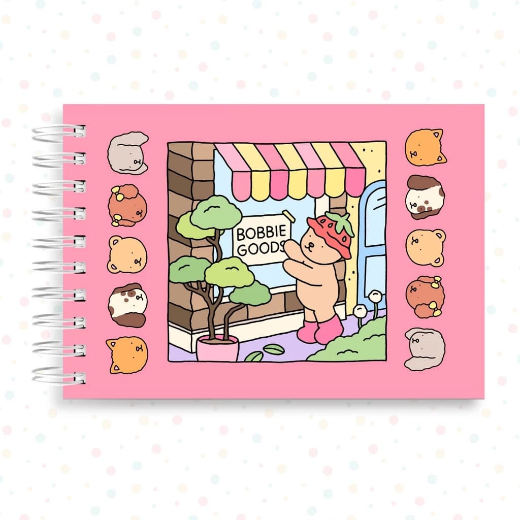 Livro Bobbie Goods Infantil Médio com 50 Folhas
