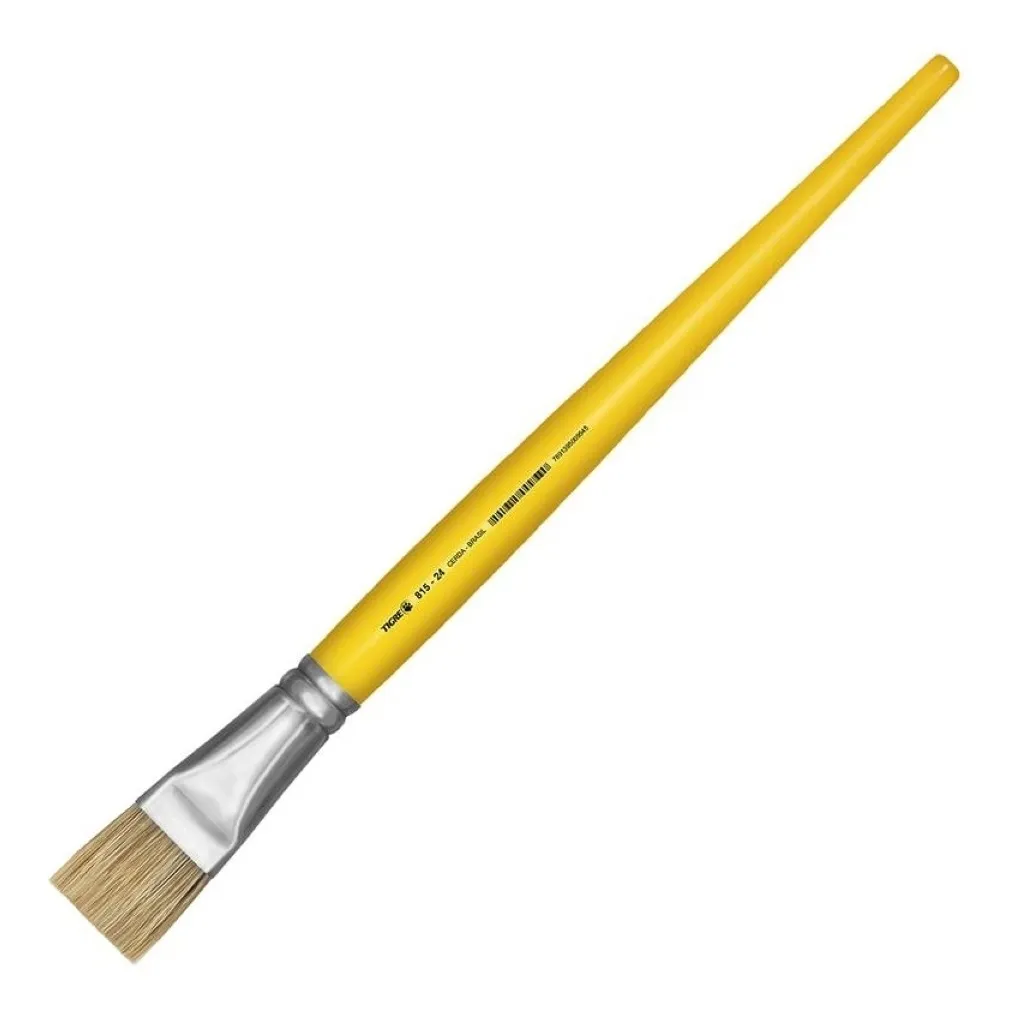 Pincel Chato Tigre 815 NR 24 Longo