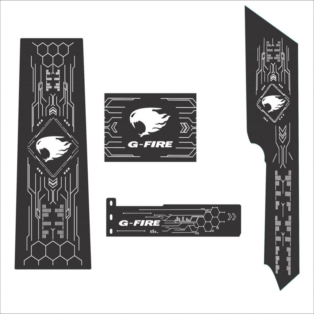 Gabinete Gamer Pixxo GS Lumine Preto sem Fonte e Cooler Led RGB com Lateral de Vidro - CGLKL06G