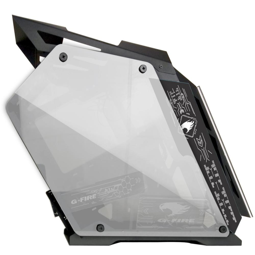 Gabinete Gamer Pixxo GS Lumine Preto sem Fonte e Cooler Led RGB com Lateral de Vidro - CGLKL06G