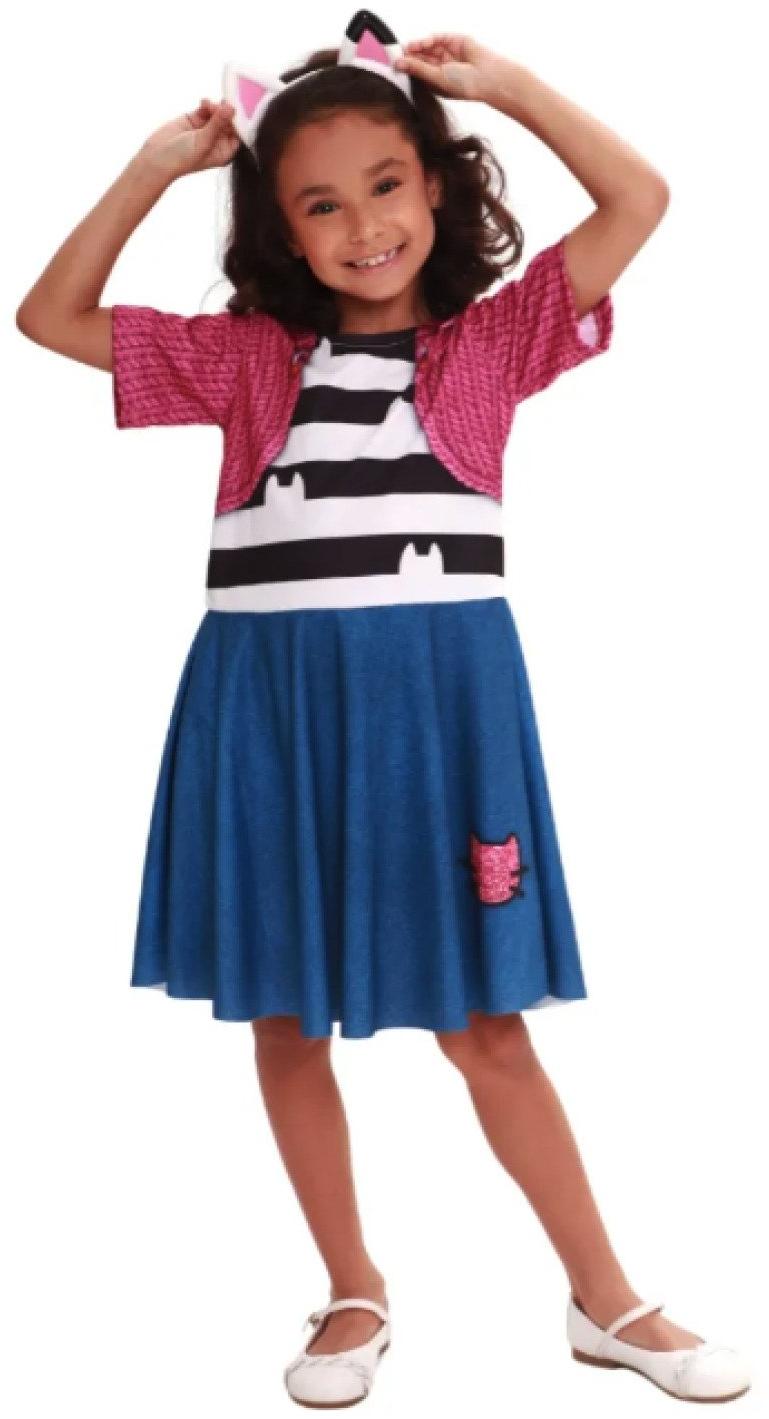 Fantasia Infantil Casa Mágica Da Gabby Tam G Tiara Inclusa Super Magia