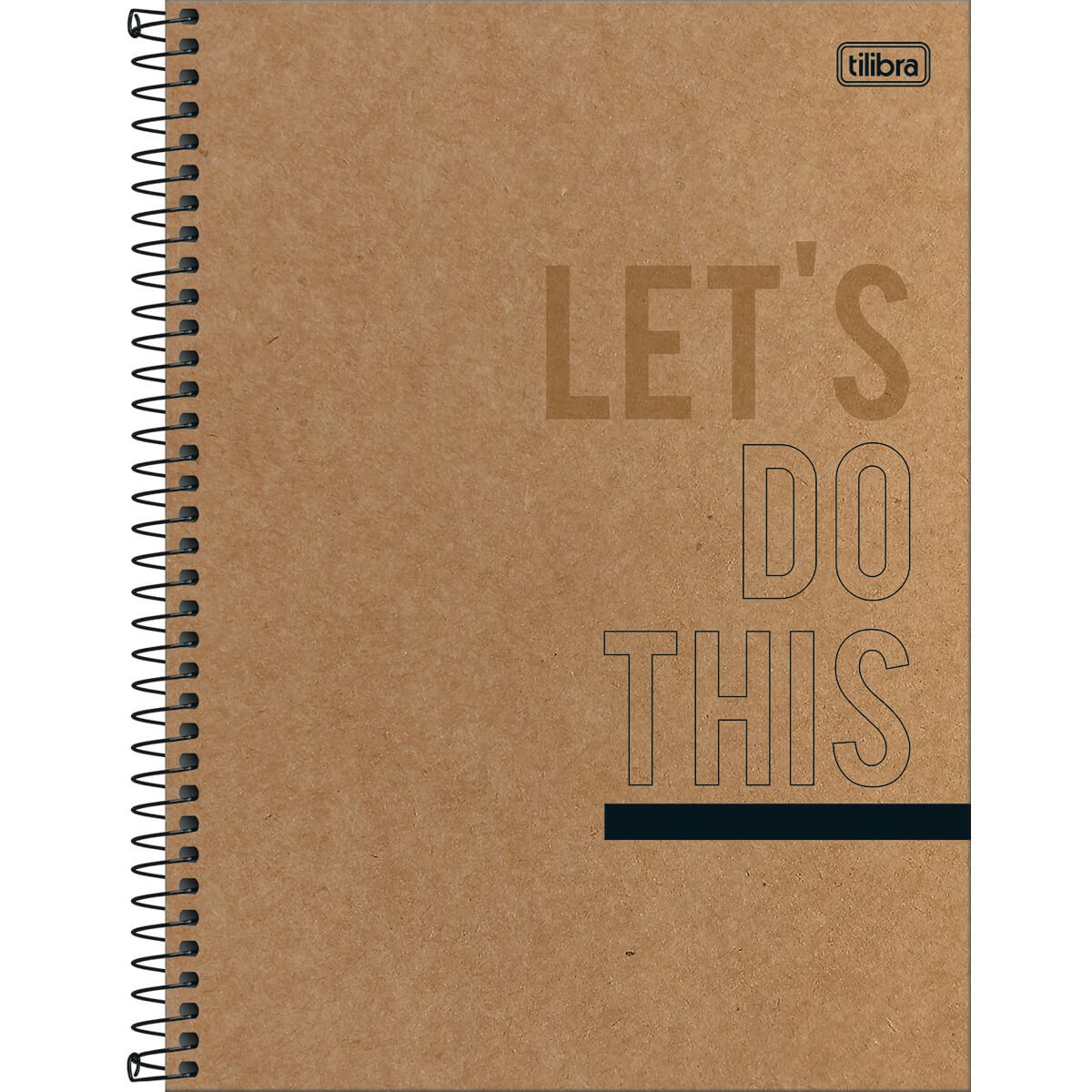 Caderno Universitário Tilibra Kraftwork Capa Dura 80 Folhas 1 Matéria Sortido