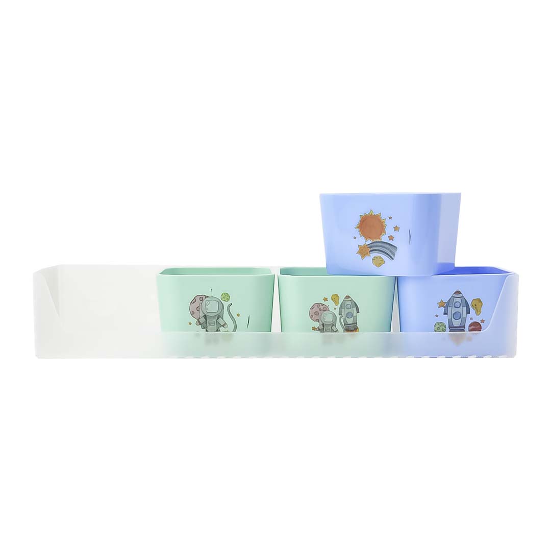 Kit Dello Mini Mundo da Lua com 4 Porta Objetos