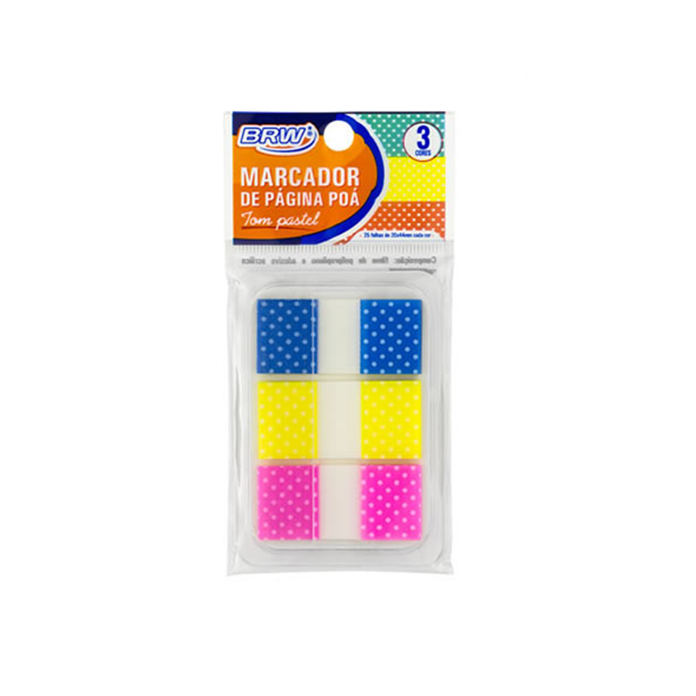 Marcador Paginas BRW Tons Pastel Poa